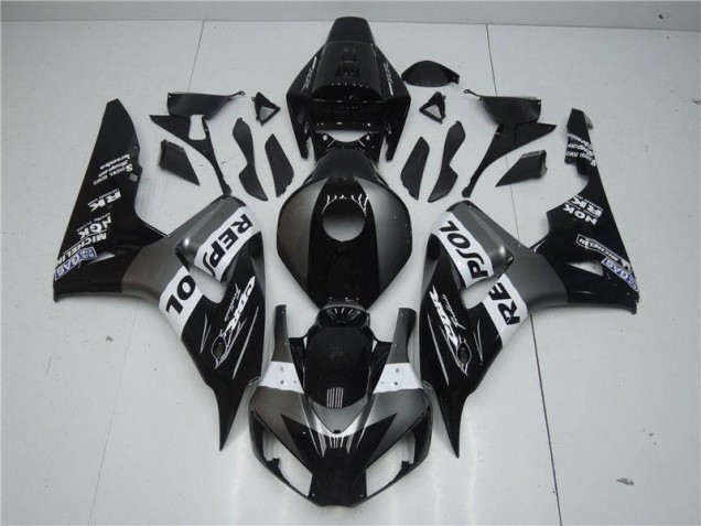 CBR 1000 RR 2004-2005 Verkleidung - Grau Schwarz Repsol CBR 1000 RR 2004-2005 Verkleidung - Grau Schwarz Repsol