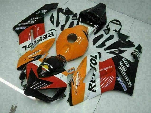 CBR 1000 RR 2004-2005 Verkleidung - Orange Schwarz Repsol CBR 1000 RR 2004-2005 Verkleidung - Orange Schwarz Repsol