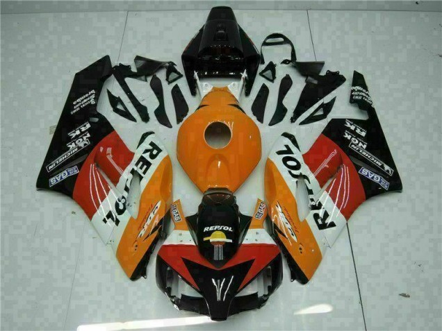 CBR 1000 RR 2004-2005 Verkleidung - Orange Schwarz Repsol CBR 1000 RR 2004-2005 Verkleidung - Orange Schwarz Repsol