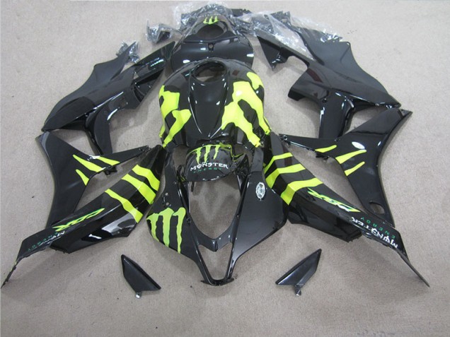 CBR 1000 RR 2004-2005 Verkleidung - Schwarz Grünes Monster CBR 1000 RR 2004-2005 Verkleidung - Schwarz Grünes Monster