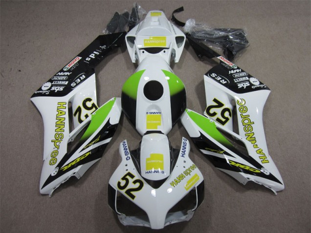 CBR 1000 RR 2004-2005 Verkleidung - Weiß Grün Hannspree 52 CBR 1000 RR 2004-2005 Verkleidung - Weiß Grün Hannspree 52