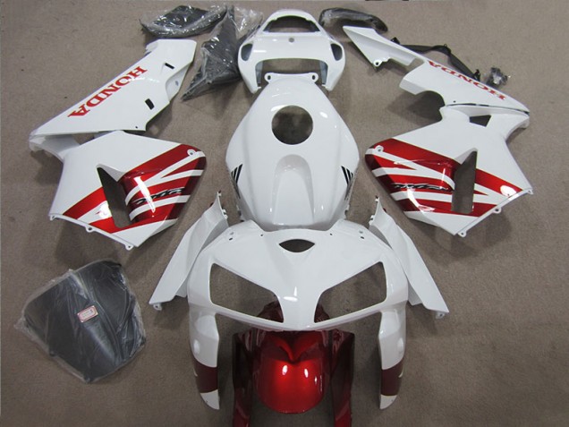 CBR 1000 RR 2004-2005 Verkleidung - Weiß Rot Schwarz CBR 1000 RR 2004-2005 Verkleidung - Weiß Rot Schwarz