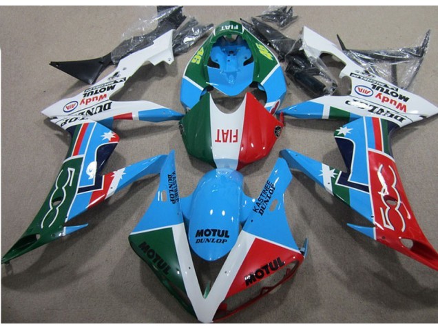 CBR 1000 RR 2004-2005 Verkleidungen - Blau Rot Grün Motul CBR 1000 RR 2004-2005 Verkleidungen - Blau Rot Grün Motul