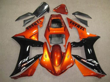 CBR 1000 RR 2004-2005 Verkleidungen - Orange Schwarz