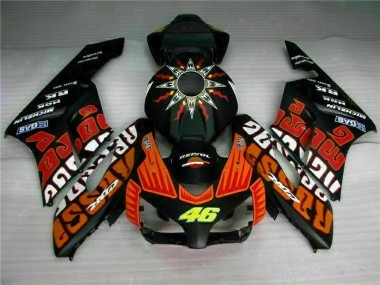 CBR 1000 RR 2004-2005 Verkleidungen - Schwarz Orange