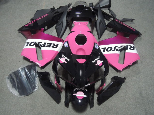 CBR 1000 RR 2004-2005 Verkleidungen - Schwarz Rosa Repsol CBR 1000 RR 2004-2005 Verkleidungen - Schwarz Rosa Repsol