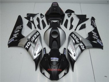 CBR 1000 RR 2004-2005 Verkleidungen - Schwarz Silber Repsol