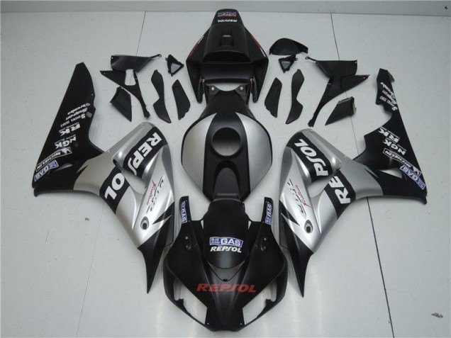 CBR 1000 RR 2004-2005 Verkleidungen - Schwarz Silber Repsol CBR 1000 RR 2004-2005 Verkleidungen - Schwarz Silber Repsol
