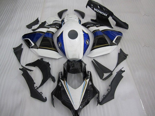 CBR 1000 RR 2004-2005 Verkleidungen - Schwarz Weiß Blau CBR 1000 RR 2004-2005 Verkleidungen - Schwarz Weiß Blau