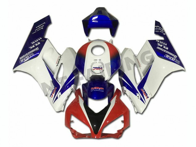 CBR 1000 RR 2004-2005 Verkleidungen - Weiß Blau Rot CBR 1000 RR 2004-2005 Verkleidungen - Weiß Blau Rot