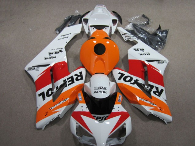 CBR 1000 RR 2004-2005 Verkleidungen - Weiß Orange Repsol CBR 1000 RR 2004-2005 Verkleidungen - Weiß Orange Repsol