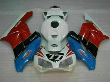 CBR 1000 RR 2004-2005 Verkleidungen - Weiß Rot 77