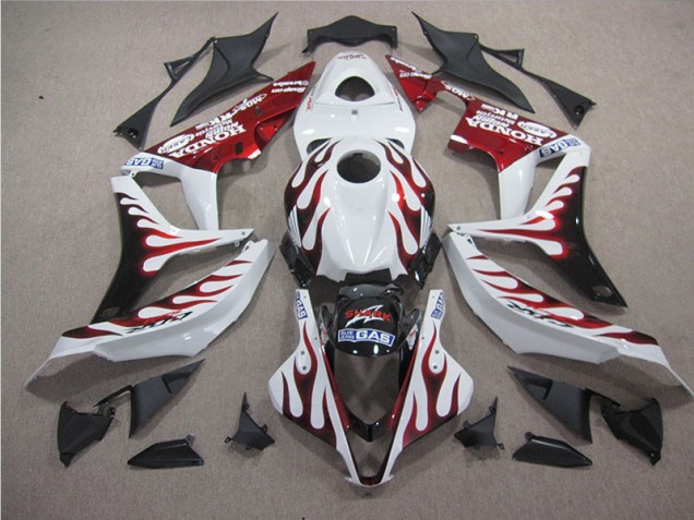 CBR 1000 RR 2004-2005 Verkleidungen - Weiß Rot Flamme Hai CBR 1000 RR 2004-2005 Verkleidungen - Weiß Rot Flamme Hai
