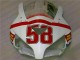 CBR 1000 RR 2004-2005 Verkleidungen - Weiß Rot CBR 1000 RR 2004-2005 Verkleidungen - Weiß Rot