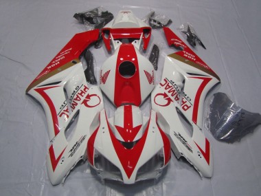 CBR 1000 RR 2004-2005 Verkleidungen - Weiß Rot PRAMAC