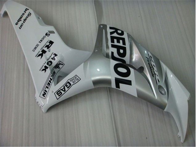 CBR 1000 RR 2004-2005 Verkleidungen - Weiß Silber Schwarz Repsol CBR 1000 RR 2004-2005 Verkleidungen - Weiß Silber Schwarz Repsol