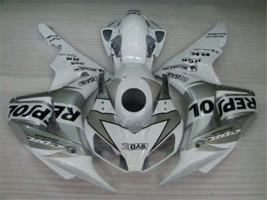 CBR 1000 RR 2004-2005 Verkleidungen - Weiß Silber Schwarz Repsol