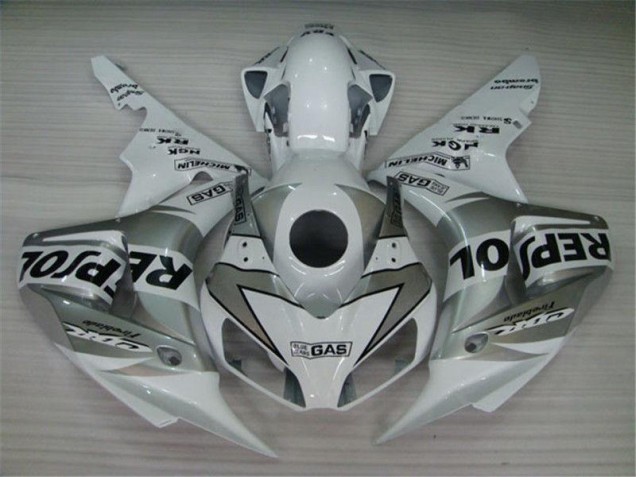 CBR 1000 RR 2004-2005 Verkleidungen - Weiß Silber Schwarz Repsol CBR 1000 RR 2004-2005 Verkleidungen - Weiß Silber Schwarz Repsol
