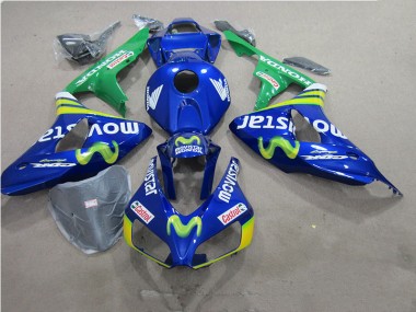 CBR 1000 RR 2006-2007 Verkleidungen - Blaus Movistar Castrol