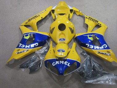 CBR 1000 RR 2006-2007 Verkleidungen - Gelb Blau Camel