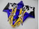 CBR 1000 RR 2006-2007 Verkleidungen - Gelb Blau