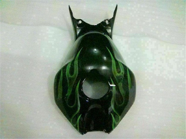 CBR 1000 RR 2006-2007 Verkleidungen - Grüne Flamme Schwarz CBR 1000 RR 2006-2007 Verkleidungen - Grüne Flamme Schwarz