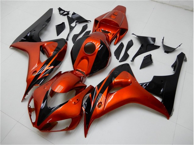 CBR 1000 RR 2006-2007 Verkleidungen - Orange Schwarz CBR 1000 RR 2006-2007 Verkleidungen - Orange Schwarz