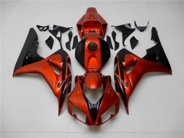 CBR 1000 RR 2006-2007 Verkleidungen - Orange Schwarz