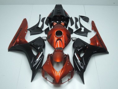 CBR 1000 RR 2006-2007 Verkleidungen - Orange und Schwarz