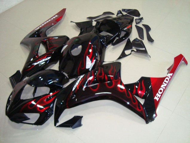 CBR 1000 RR 2006-2007 Verkleidungen - Rot Flamme CBR 1000 RR 2006-2007 Verkleidungen - Rot Flamme