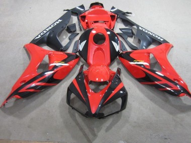CBR 1000 RR 2006-2007 Verkleidungen - Rot Schwarz Fireblade