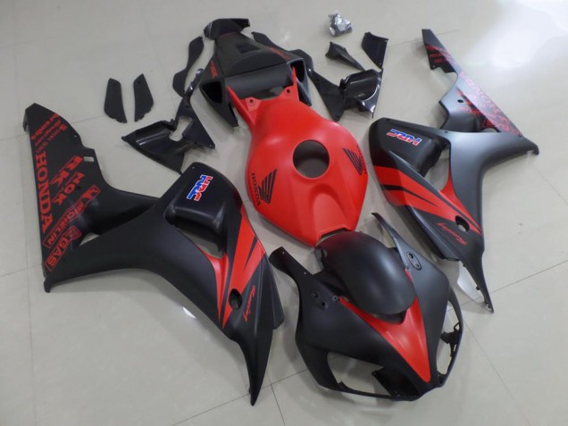 CBR 1000 RR 2006-2007 Verkleidungen - Rot und Matt Schwarz CBR 1000 RR 2006-2007 Verkleidungen - Rot und Matt Schwarz