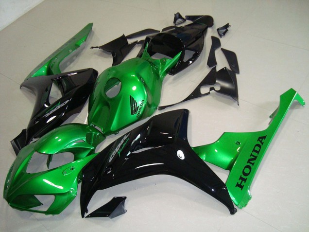 CBR 1000 RR 2006-2007 Verkleidungen - Schwarz Grün CBR 1000 RR 2006-2007 Verkleidungen - Schwarz Grün