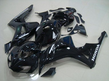 CBR 1000 RR 2006-2007 Verkleidungen - Schwarz Silber Aufkleber