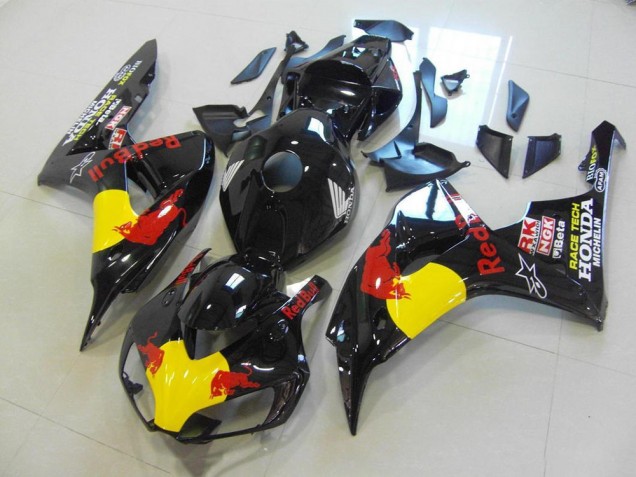 CBR 1000 RR 2006-2007 Verkleidungen - Schwarzer Rot Bull CBR 1000 RR 2006-2007 Verkleidungen - Schwarzer Rot Bull