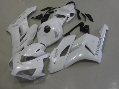 CBR 1000 RR 2006-2007 Verkleidungen - Weiß mit Silber Aufkleber