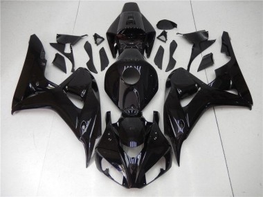 CBR 1000 RR 2006-2007 Vollverkleidung - Glänzend Schwarz