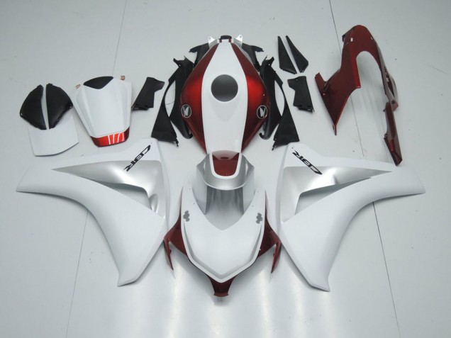 CBR 1000 RR 2008-2011 Verkleidungen - Candy Rot Weiß und Silber CBR 1000 RR 2008-2011 Verkleidungen - Candy Rot Weiß und Silber