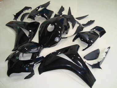 CBR 1000 RR 2008-2011 Verkleidungen - Ganz schwarz ohne Aufkleber