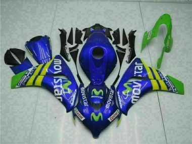 CBR 1000 RR 2008-2011 Verkleidungen - Grün Blau
