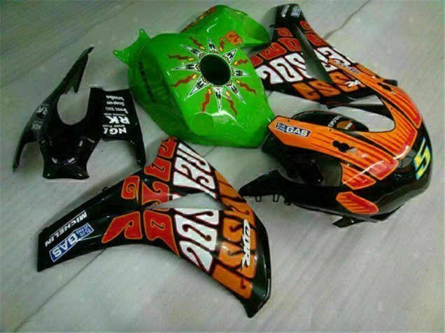 CBR 1000 RR 2008-2011 Verkleidungen - Grün Orange CBR 1000 RR 2008-2011 Verkleidungen - Grün Orange