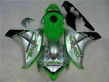 CBR 1000 RR 2008-2011 Verkleidungen - Grün Silber