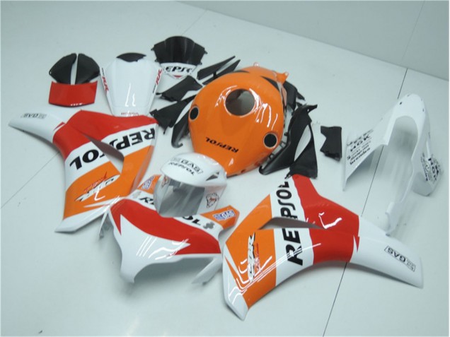 CBR 1000 RR 2008-2011 Verkleidungen - Orange Weiß Rot Repsol CBR 1000 RR 2008-2011 Verkleidungen - Orange Weiß Rot Repsol
