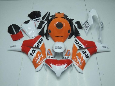 CBR 1000 RR 2008-2011 Verkleidungen - Orange Weiß Rot Repsol
