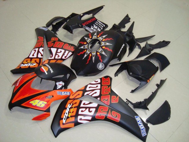 CBR 1000 RR 2008-2011 Verkleidungen - Rossi Matt Schwarz