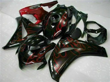 CBR 1000 RR 2008-2011 Verkleidungen - Rot Flamme