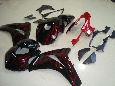 CBR 1000 RR 2008-2011 Verkleidungen - Rot Flamme Rennen