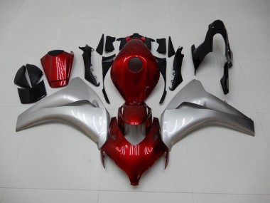 CBR 1000 RR 2008-2011 Verkleidungen - Rot Silber