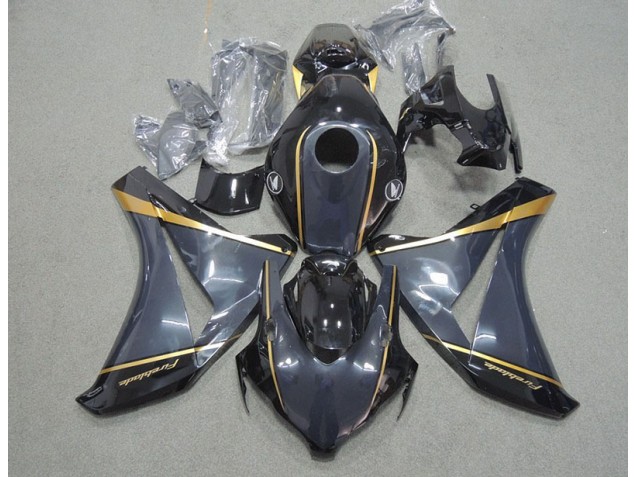 CBR 1000 RR 2008-2011 Verkleidungen - Schwarz Gold Feuerklinge CBR 1000 RR 2008-2011 Verkleidungen - Schwarz Gold Feuerklinge
