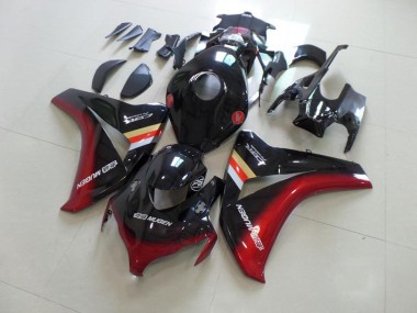 CBR 1000 RR 2008-2011 Verkleidungen - Schwarz Rot Mugen